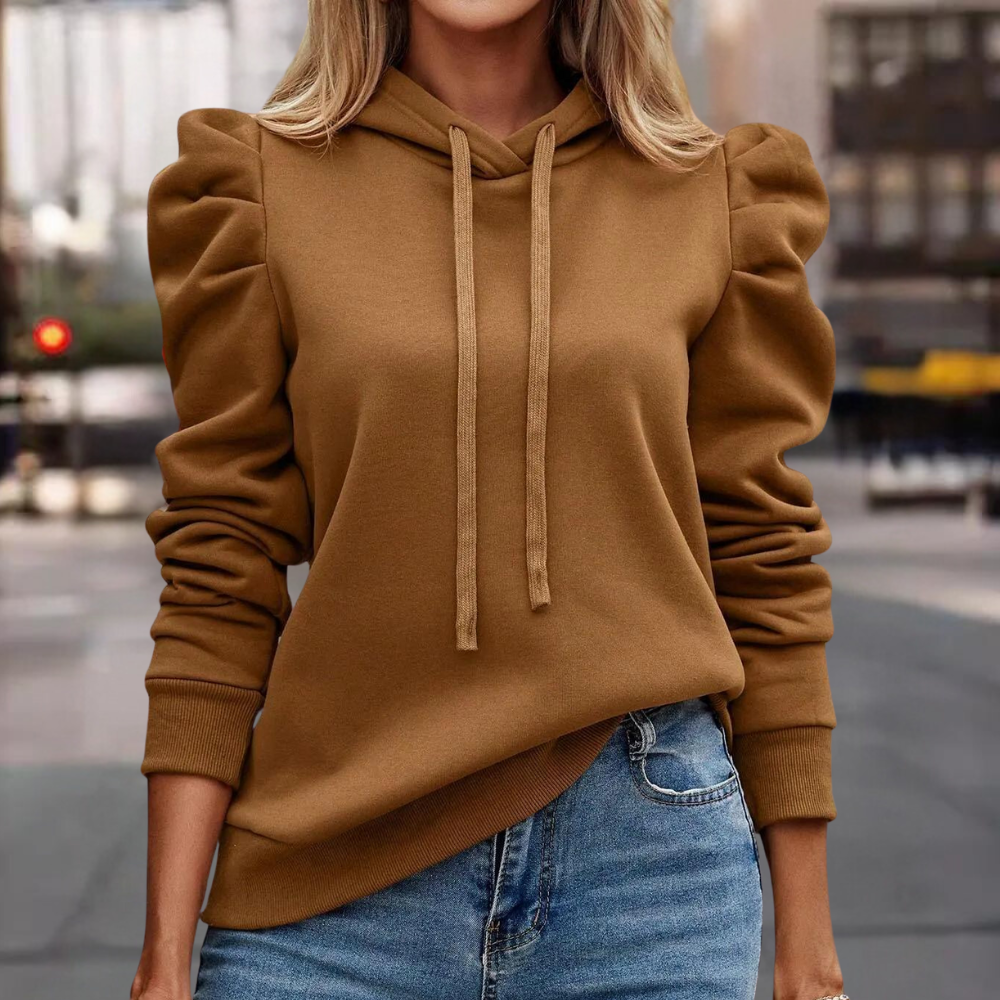 Heidi-Mode - Lässiger Herbst Hoodie mit Kordelzug für Frauen