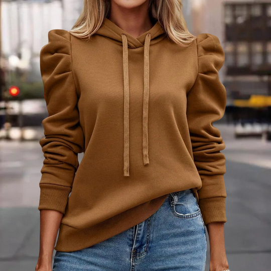 Heidi-Mode | Herfst Casual Hoodie Voor Vrouwen Met Verstelbaar Koord