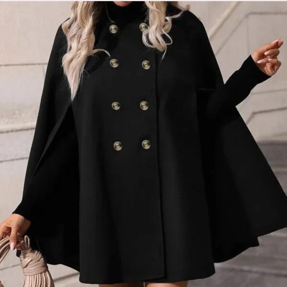 Heidi-Mode | Luxuriöse Damenjacke mit Cape