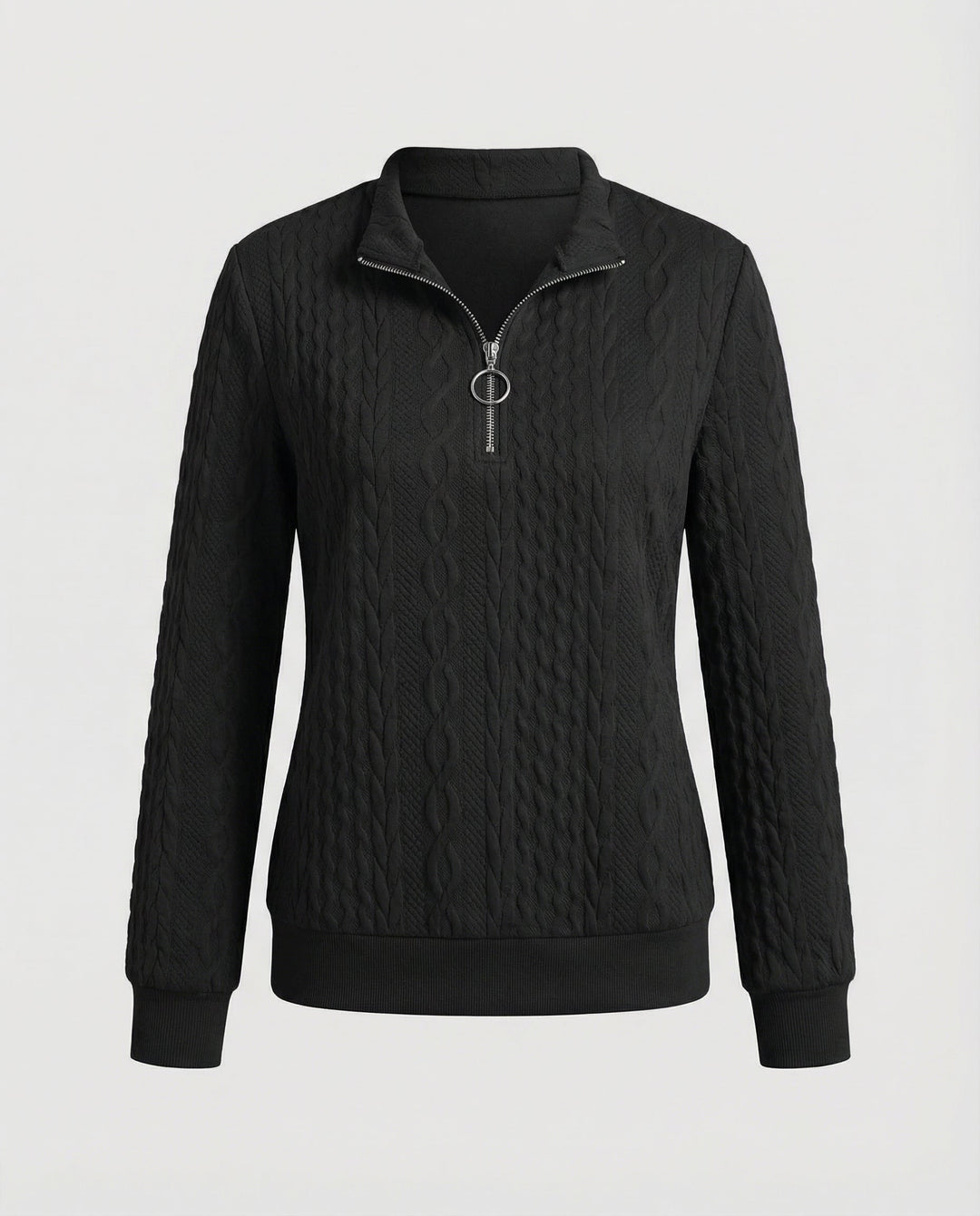 Strukturstrick Casual Pullover Damen | Heidi-Mode