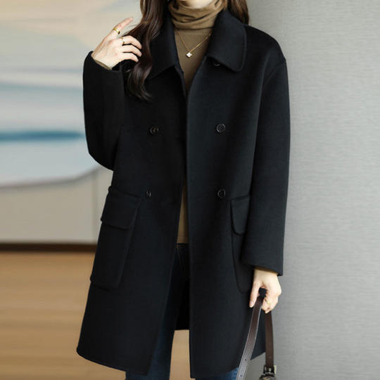 Heidi-Mode | Winterjacke mit Aufgesetzten Taschen für Damen - Herbst