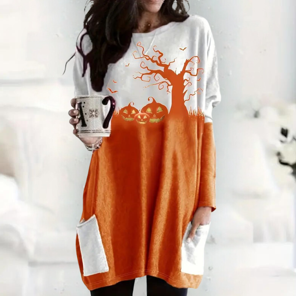 Heidi-Mode | Warmes Halloween Sweatshirt Für Damen