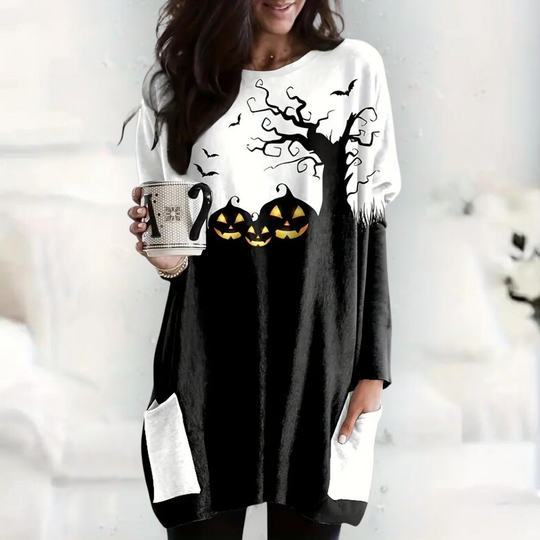 Heidi-Mode | Warmes Halloween Sweatshirt Für Damen