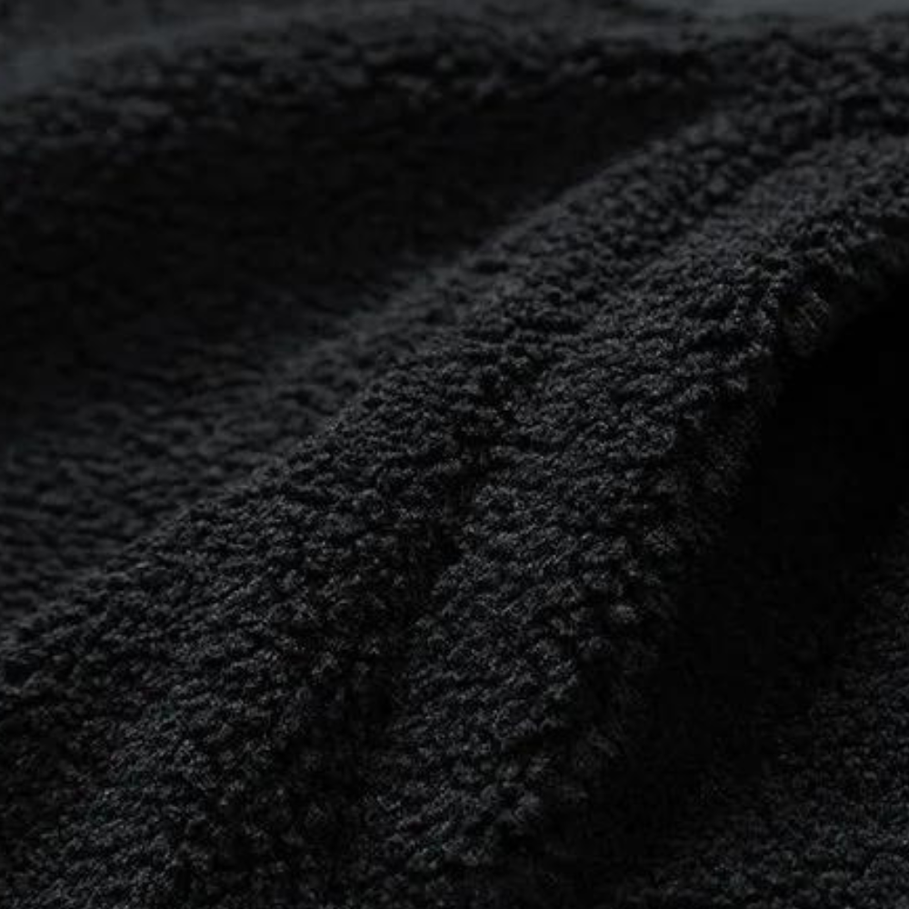 Heidi-Mode | Herren Outdoor-Fleecejacke mit Reißverschluss und Verstärkten Details