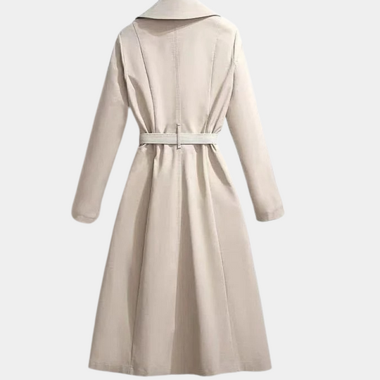 Heidi-Mode | Eleganter Trenchcoat - Gürtel Vielseitiger Luxus