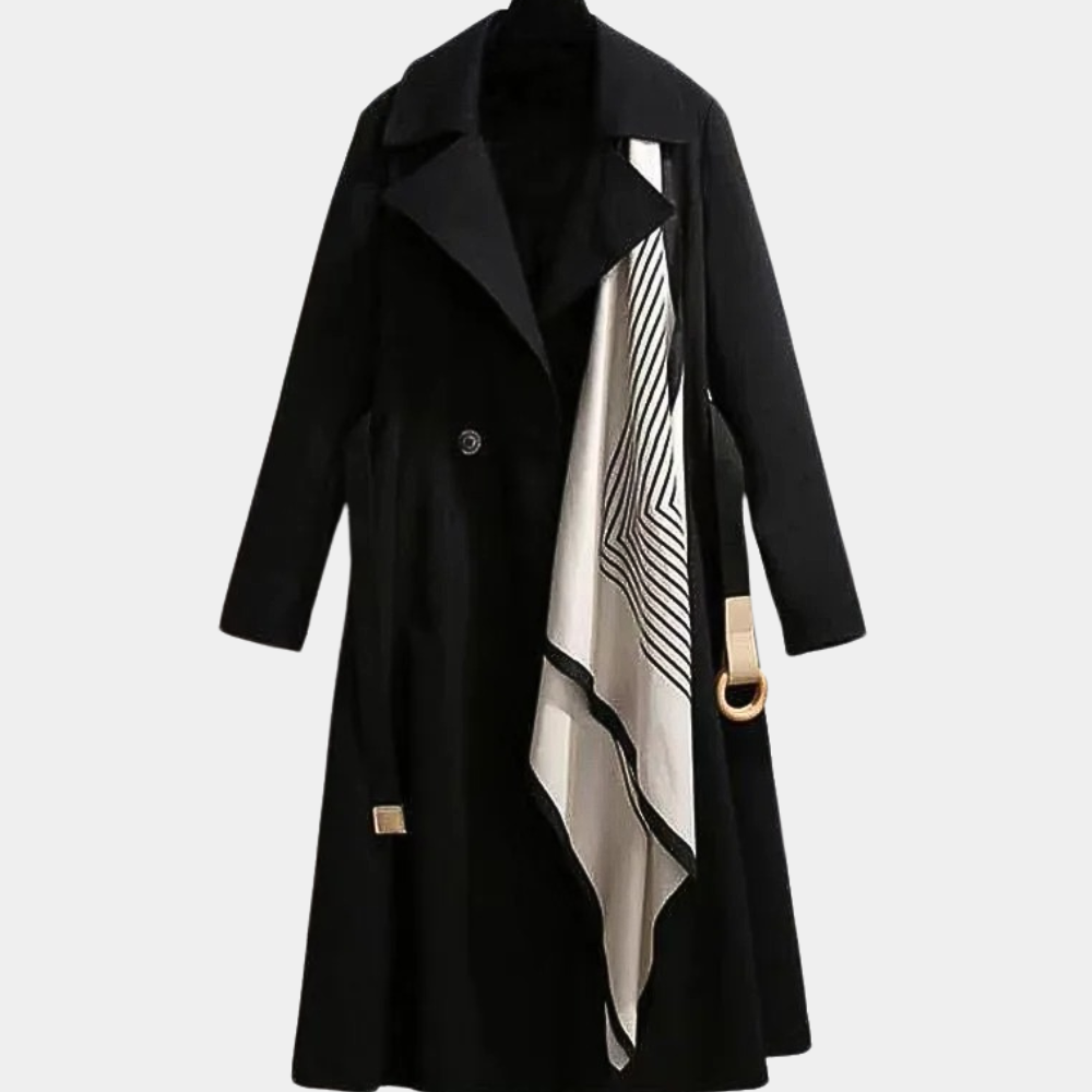 Heidi-Mode | Eleganter Herbst-Trenchcoat mit Gürtel für Frauen