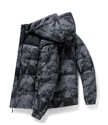 Warme Camouflage-Winterjacke für Herren