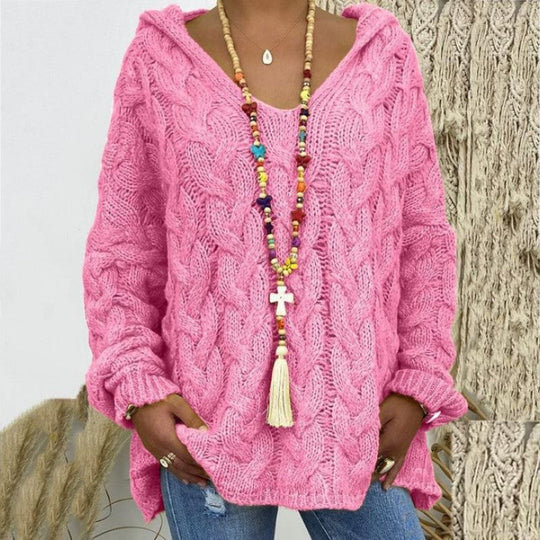 Heidi-Mode | V-strick Hoodie