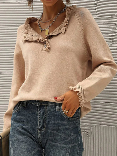 Heidi-Mode | Schicker Ausfransender Pullover für Damen
