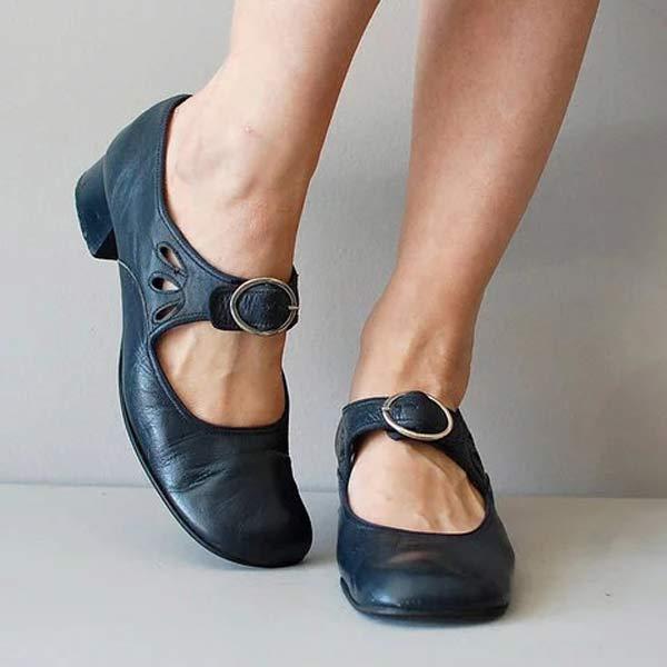 Heidi-Mode | Zeitlose Damenschuhe mit Schnalle