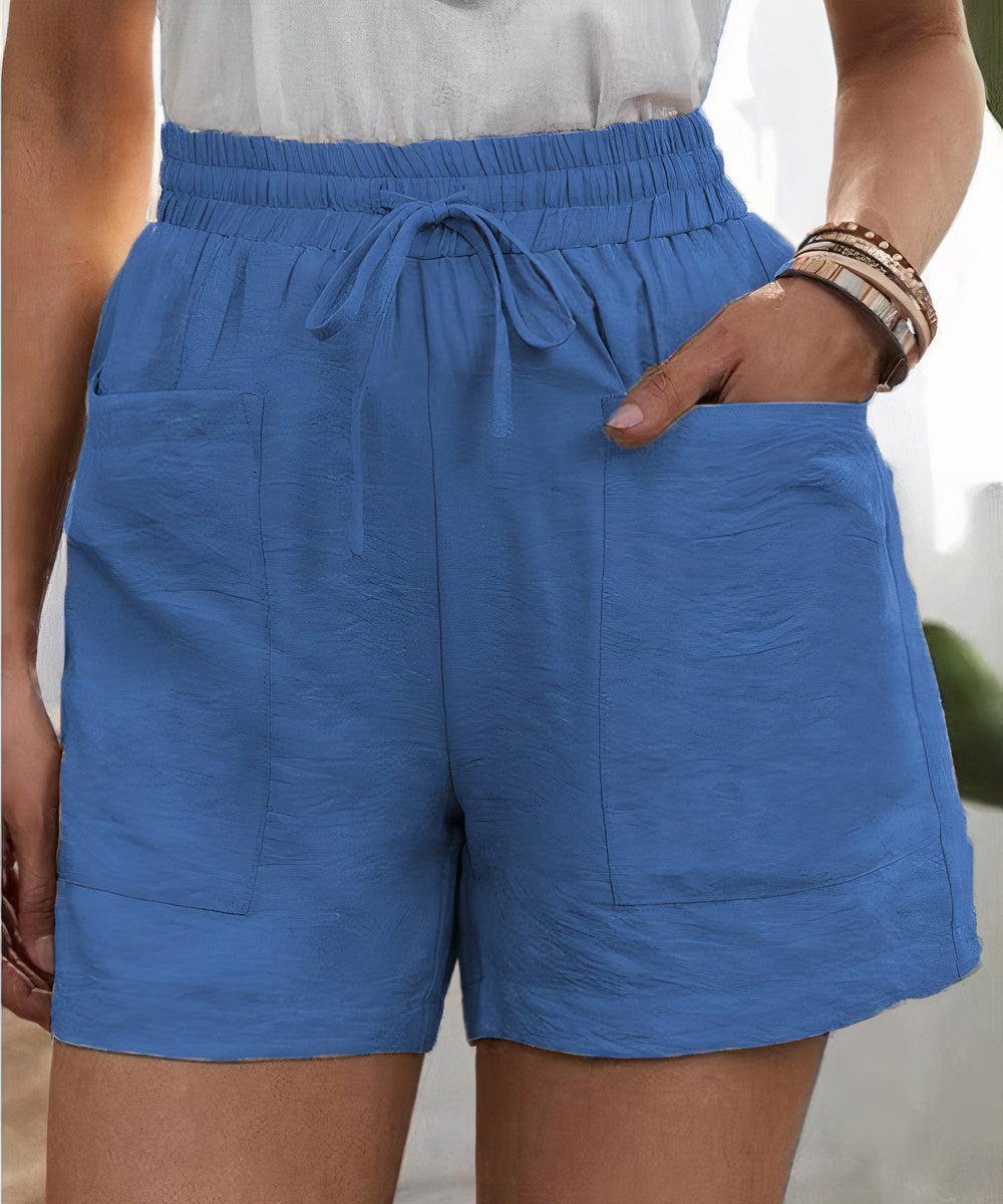 Heidi-Mode | Hochtaillierte Sommersch Shorts für Damen