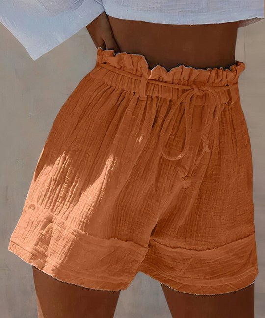 Heidi-Mode | Hochtaillierte Sommersch Shorts für Damen