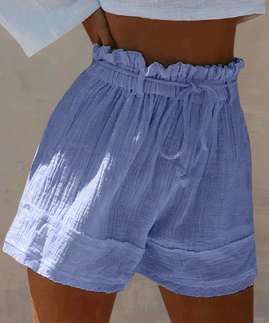 Heidi-Mode | Hochtaillierte Sommersch Shorts für Damen