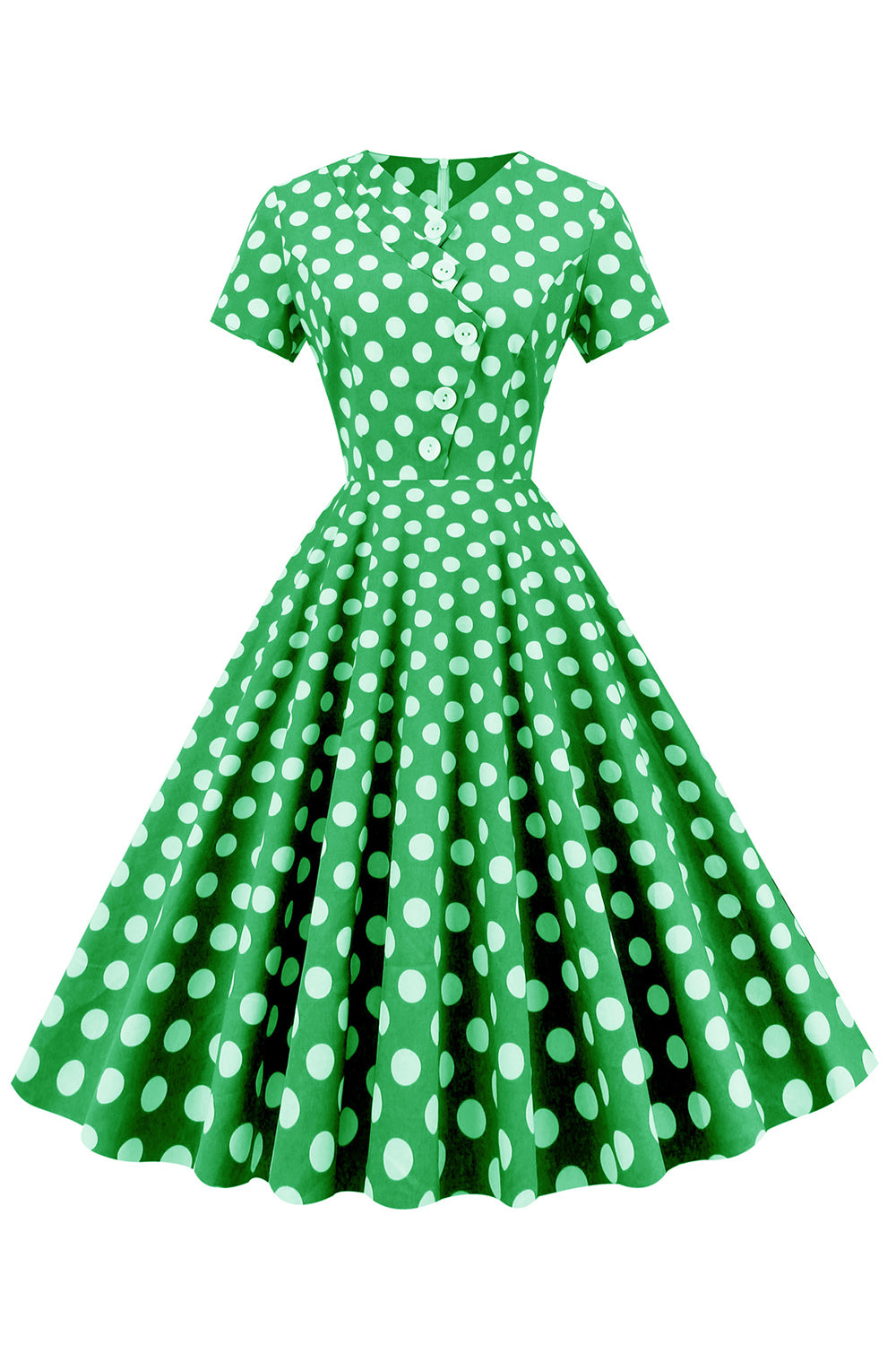 Vintage Polka Dot Midi