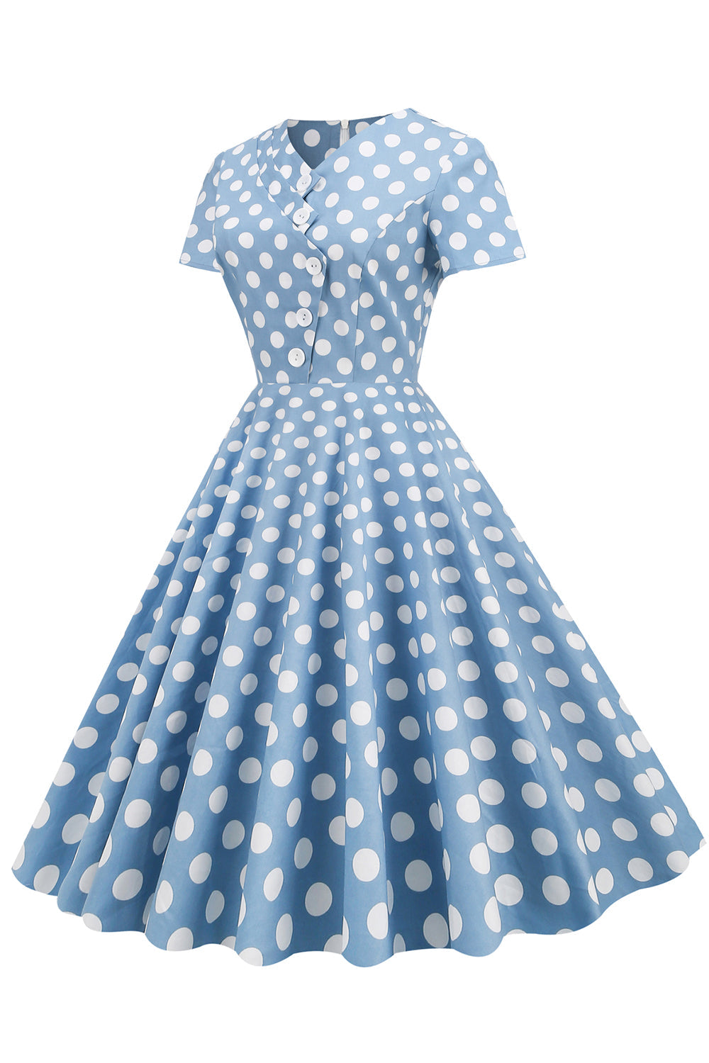 Vintage Polka Dot Midi