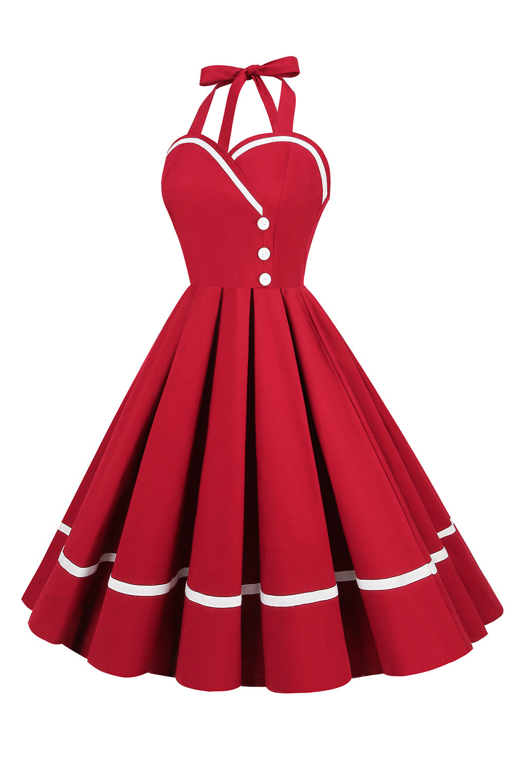 Vintage Pin-Up mit V-Ausschnitt aus den 50er Jahren