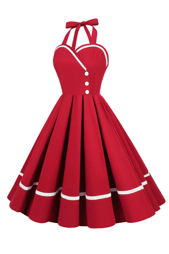 Vintage Pin-Up mit V-Ausschnitt aus den 50er Jahren