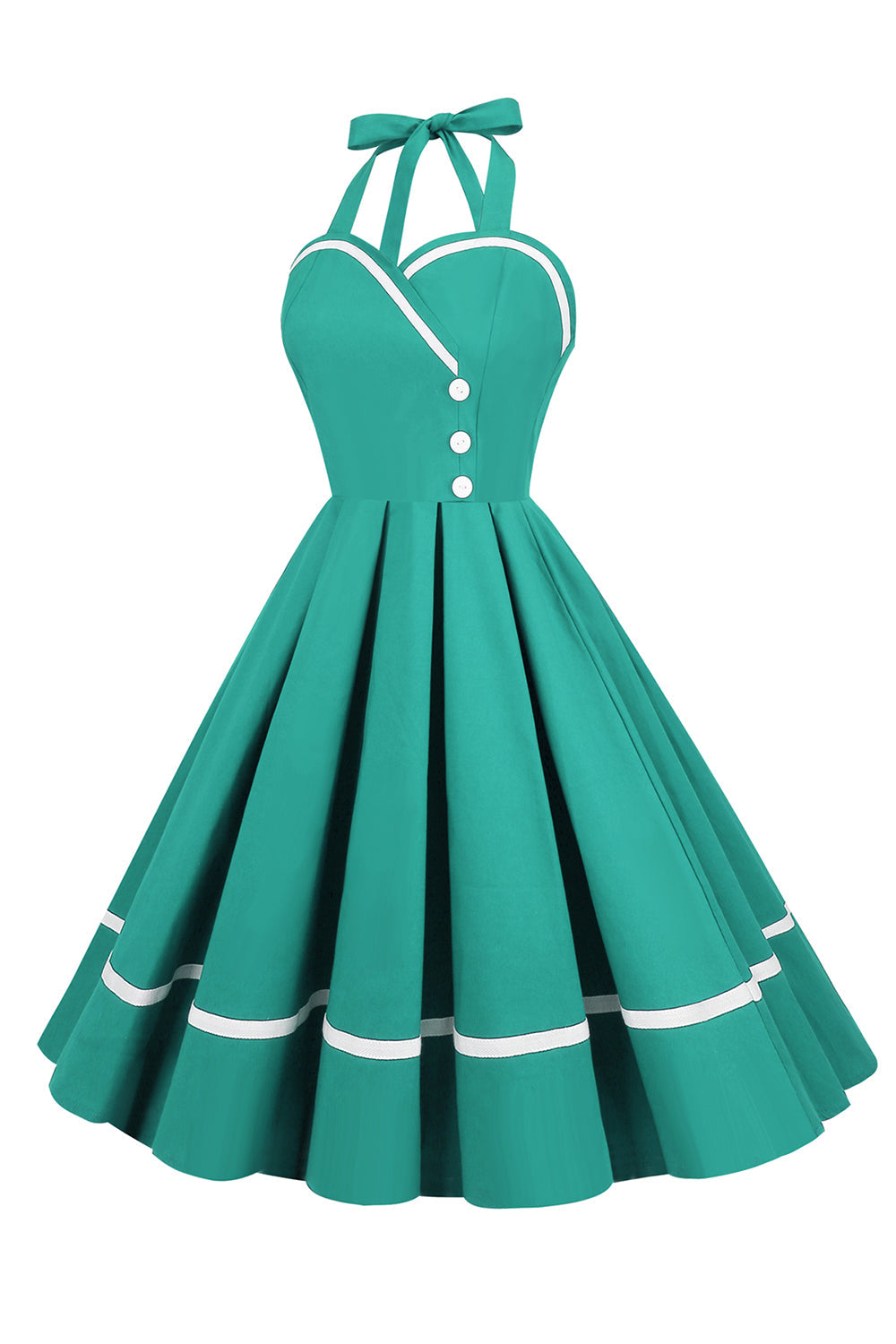 Vintage Pin-Up mit V-Ausschnitt aus den 50er Jahren