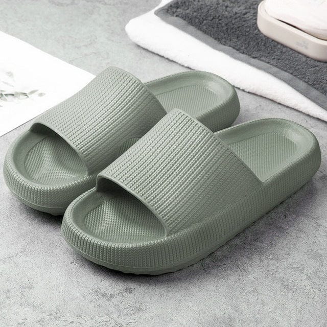 Heidi-Mode | Unisex Komfort Pantoletten Ultraleicht & Atmungsaktiv Sommer Hausschuhe