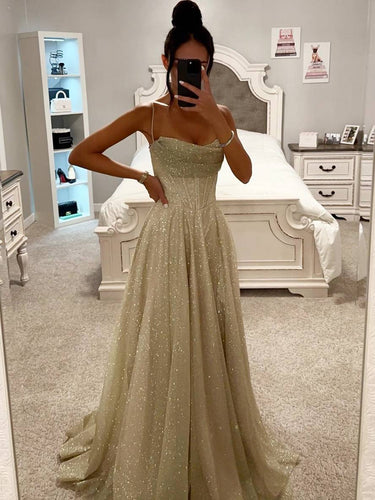 Heidi-Mode | Lange Kleid Bräunung mit Feinern Trägern Ärmellos Damen Elegant Abend Zeremonie