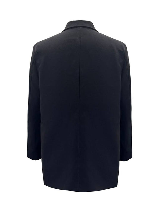 Heidi-Mode | Blazer Uni Farbe Doppelreihe Taschen Lange Ärmel Damen Elegante Freizeit Jacke Herbst