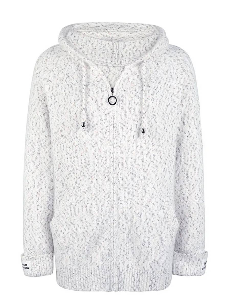 Heidi-Mode | Hoodie-Cardigans mit Reißverschluss Langarm Frauen Lässig Lockere Jacke