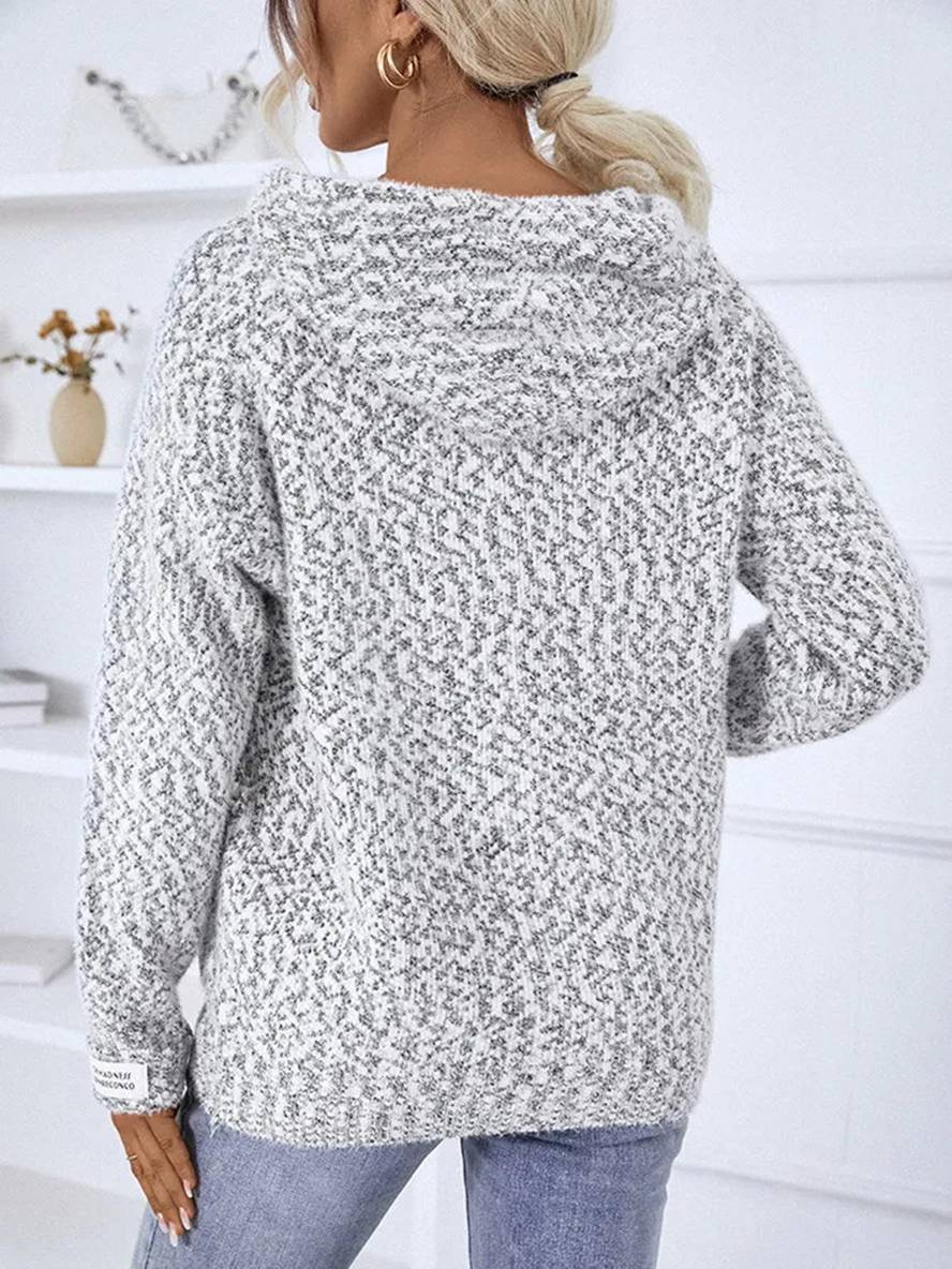 Heidi-Mode | Hoodie-Cardigans mit Reißverschluss Langarm Frauen Lässig Lockere Jacke