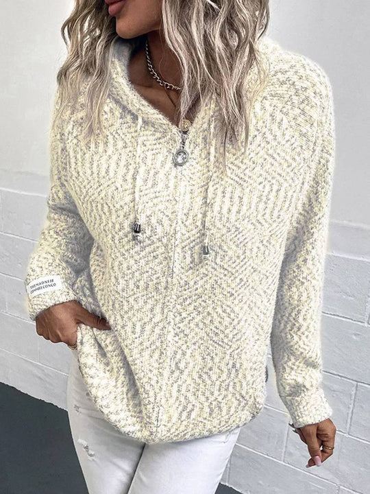 Heidi-Mode | Hoodie-Cardigans mit Reißverschluss Langarm Frauen Lässig Lockere Jacke