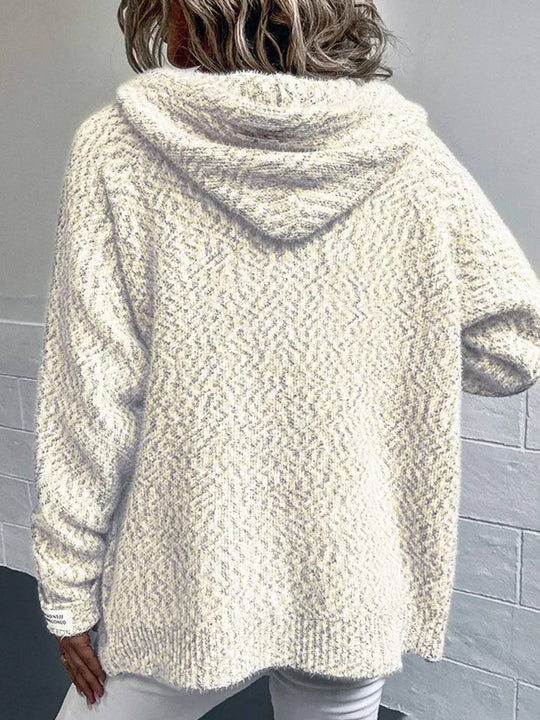 Heidi-Mode | Hoodie-Cardigans mit Reißverschluss Langarm Frauen Lässig Lockere Jacke