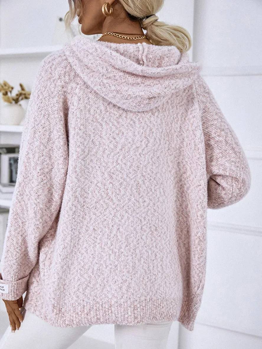 Heidi-Mode | Hoodie-Cardigans mit Reißverschluss Langarm Frauen Lässig Lockere Jacke