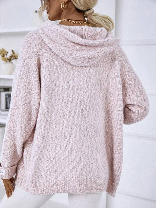 Heidi-Mode | Hoodie-Cardigans mit Reißverschluss Langarm Frauen Lässig Lockere Jacke