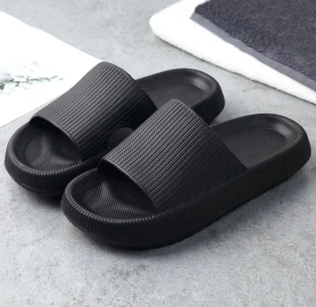 Heidi-Mode | Unisex Komfort Pantoletten Ultraleicht & Atmungsaktiv Sommer Hausschuhe