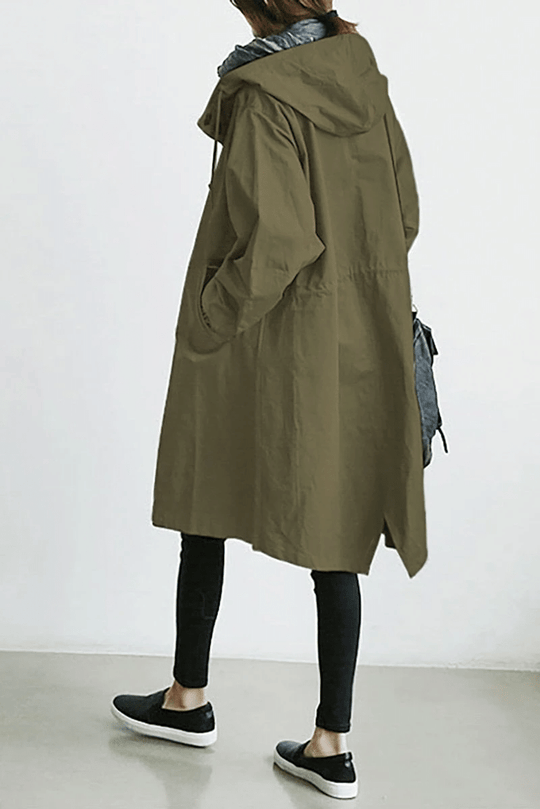 Heidi-Mode | Wasserdichte Damen Windjacke mit Kapuze Leicht & Atmungsaktiv