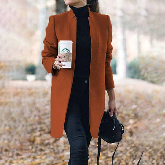 Heidi-Mode | Enger Kniestil Jacke für Frauen