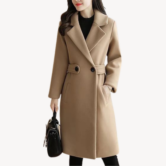 Heidi-Mode | Damen Woll-Trenchcoat