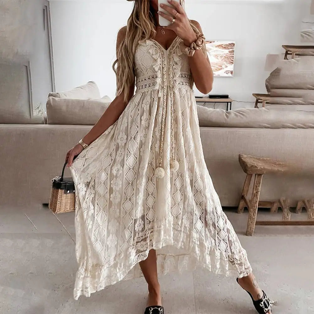 Elegantes Kleid im Boho-Stil