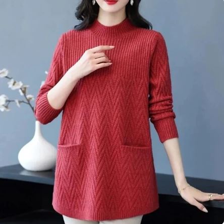 Heidi-Mode | Damen High Neck Pullover