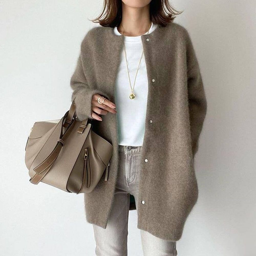 Heidi-Mode | Weiches und Stilvolles Essential Damen Strickjacke