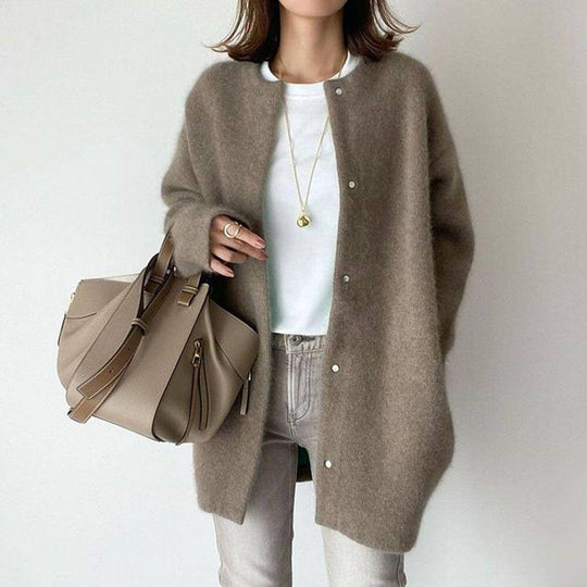 Heidi-Mode | Weiches und Stilvolles Essential Damen Strickjacke