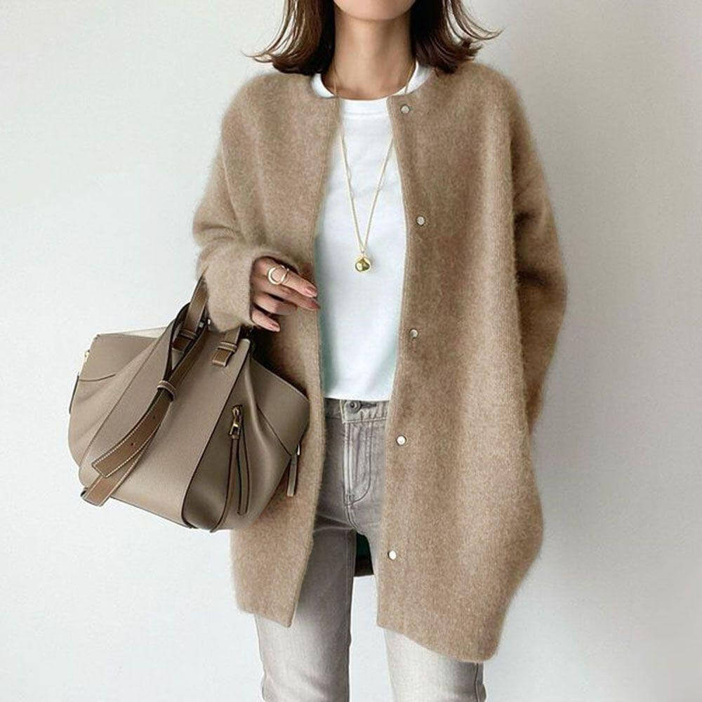 Heidi-Mode | Weiches und Stilvolles Essential Damen Strickjacke