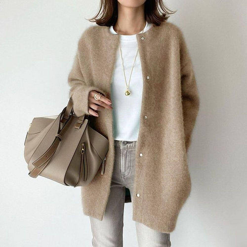 Heidi-Mode | Weiches und Stilvolles Essential Damen Strickjacke