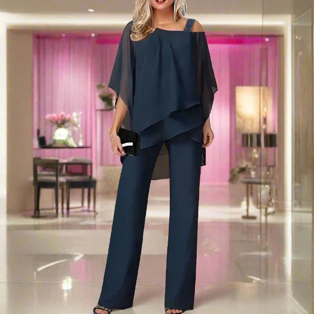 Heidi-Mode | Luxus-Chiffon-Set für Elegante Abende