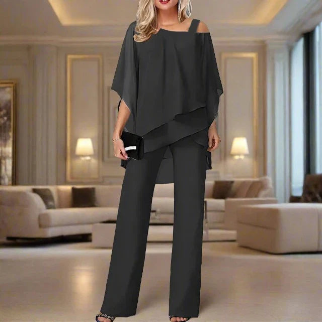 Heidi-Mode | Luxus-Chiffon-Set für Elegante Abende