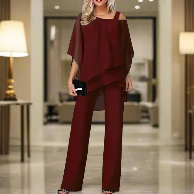 Heidi-Mode | Luxus-Chiffon-Set für Elegante Abende