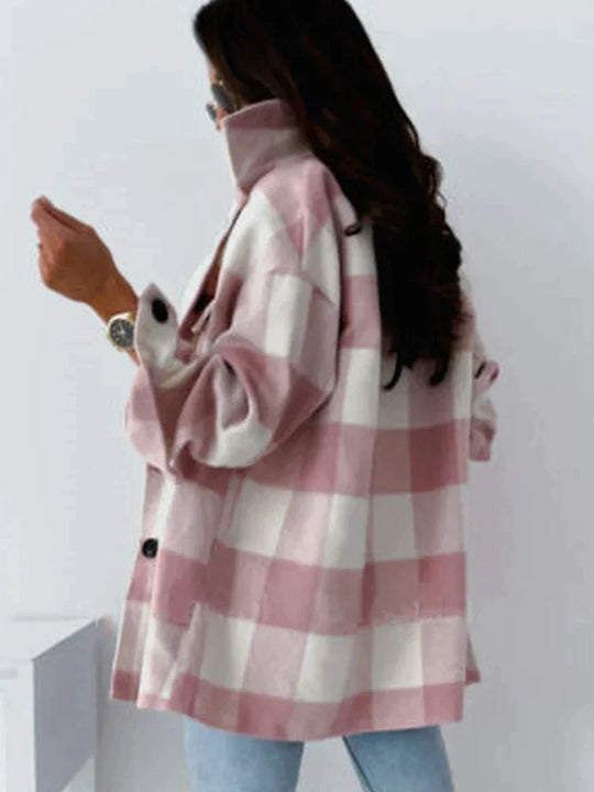 Heidi-Mode | Stilvolle karierte Jacke