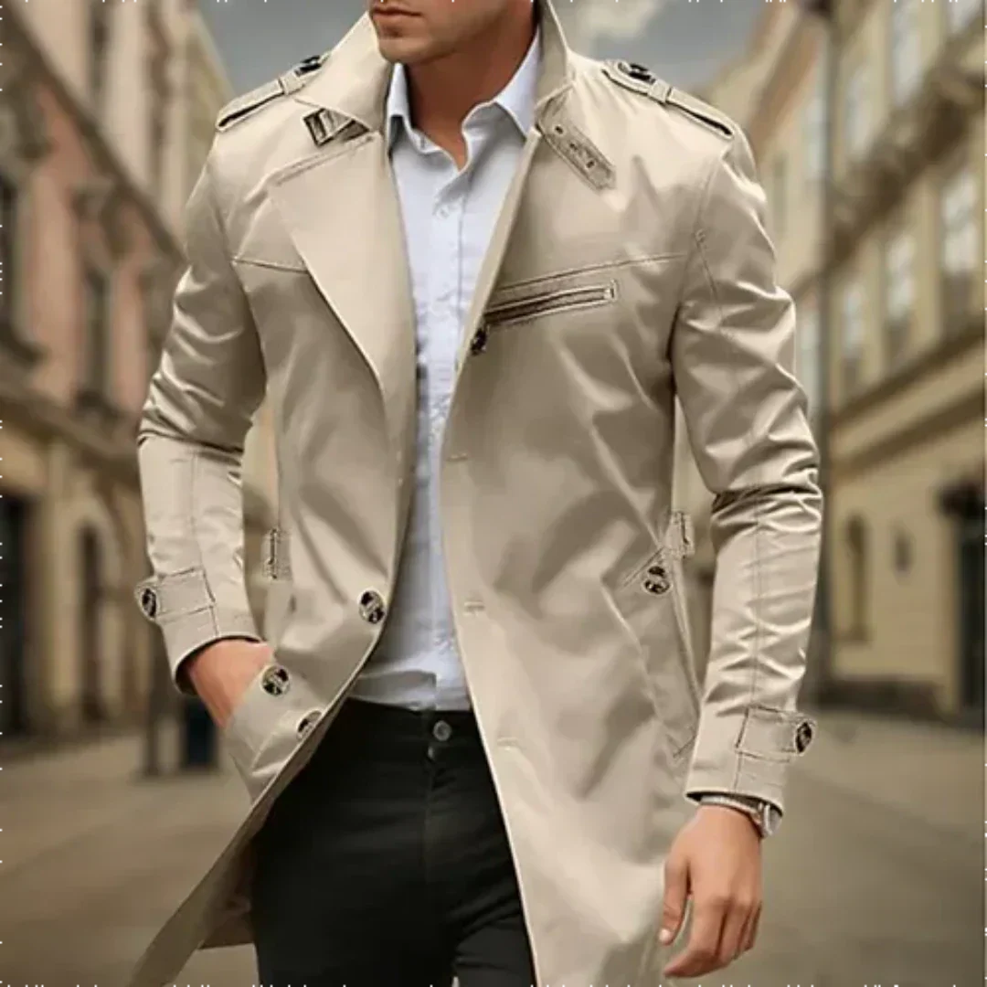 Heidi-Mode | Herren Trenchcoat