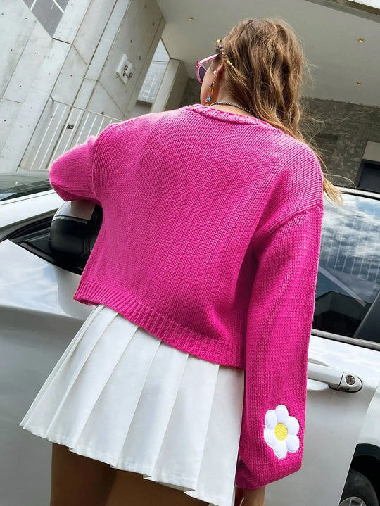 Heidi-Mode | Bestickte Weste mit Blumen