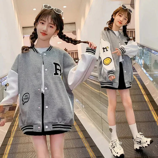 Heidi-Mode | Stylische College-Jacke Für Mädchen