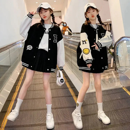 Heidi-Mode | Stylische College-Jacke Für Mädchen