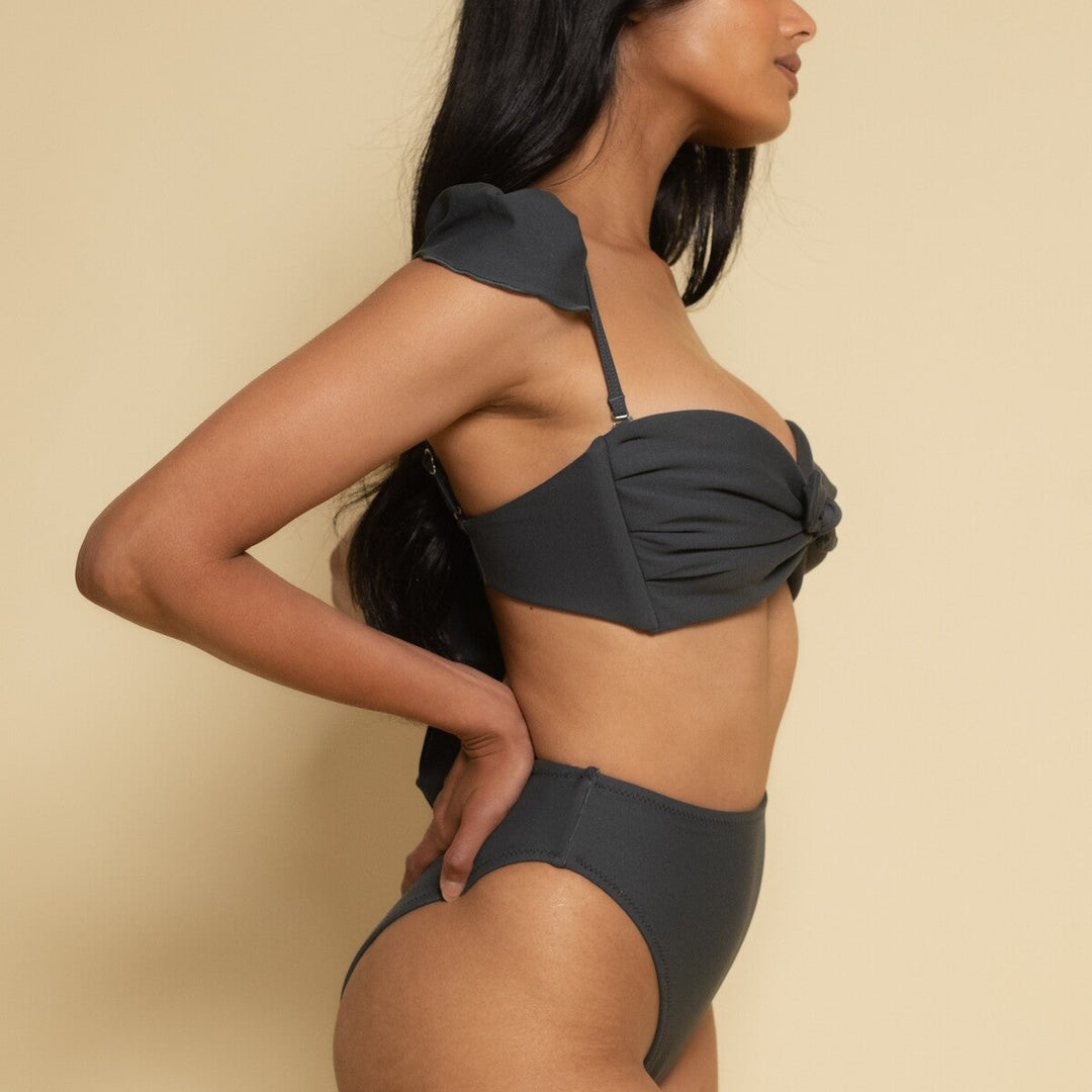 Heidi-Mode | Charcoal Paula Bikini Bund